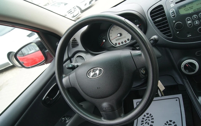 Hyundai i10 cena 14900 przebieg: 139699, rok produkcji 2009 z Sępólno Krajeńskie małe 352